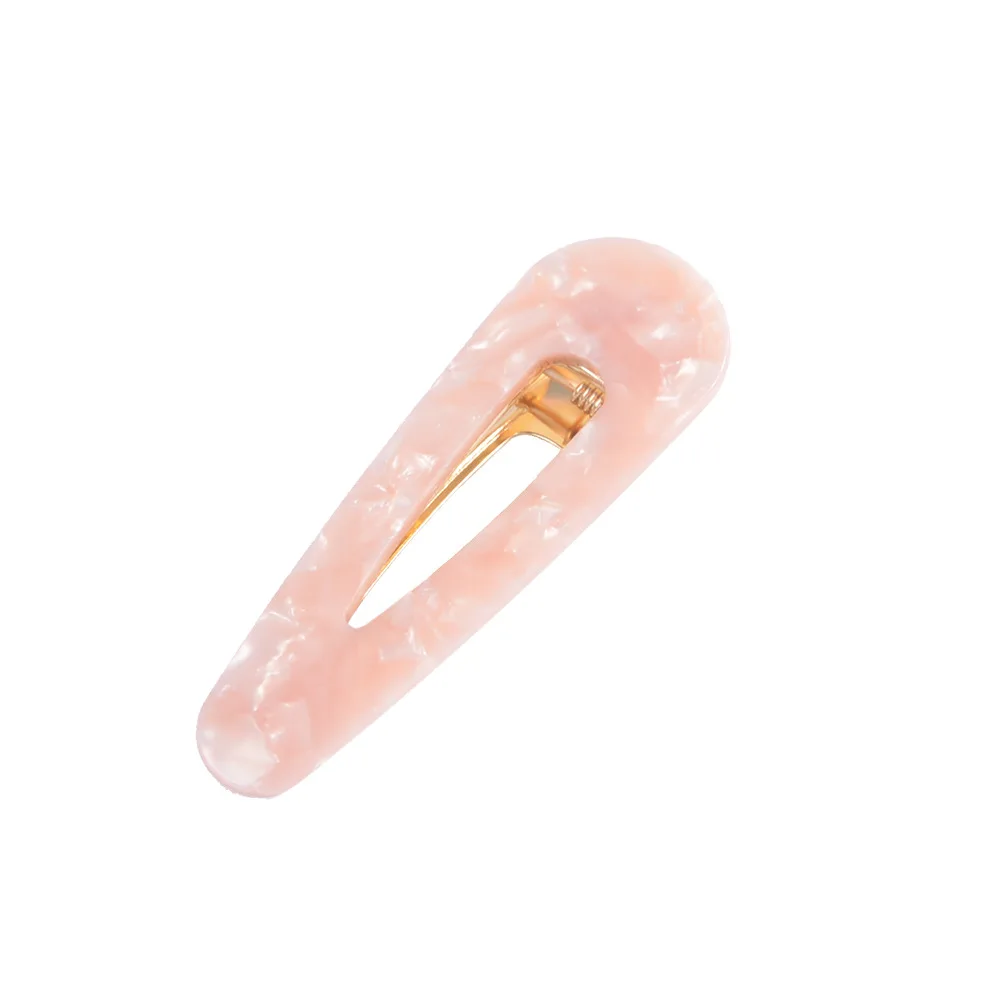 Acetate Hairpins Fashion hair jewelry for women french barrettes Girl Vintage Acrylic Leopard Hair pins Duckbill Hairgrips (6)