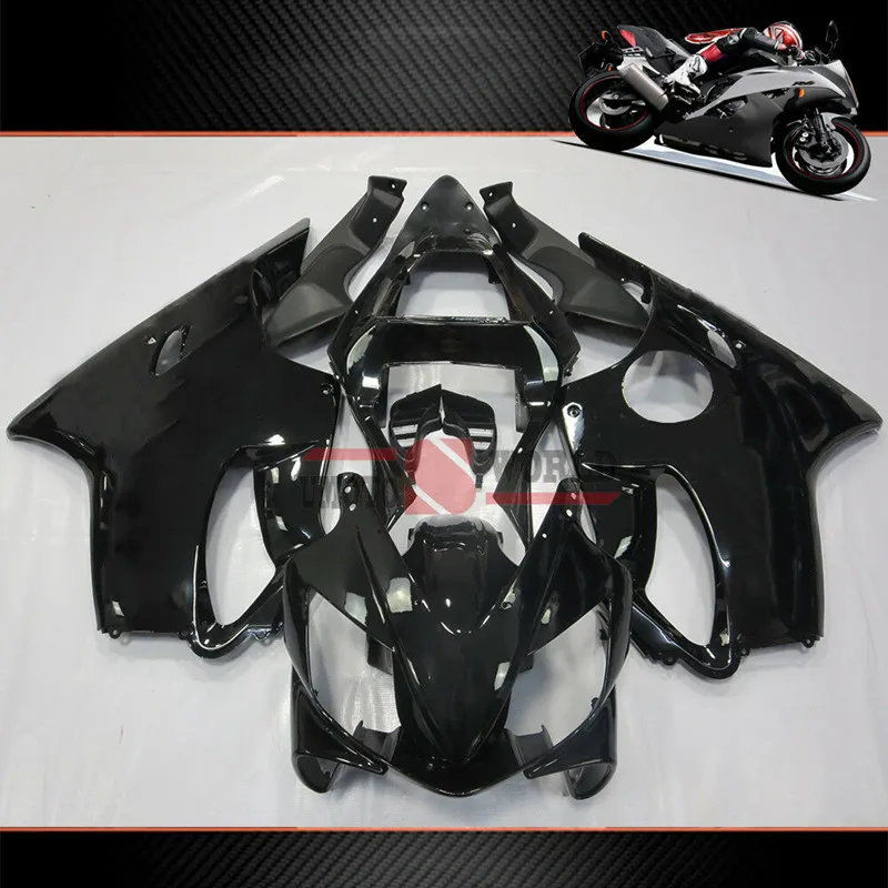 

ZXMT Matte Black Glossy Black Injection Fairing Kit For Honda CBR600 F4I 2001 2002 2003 Bodywork UV light curing paint