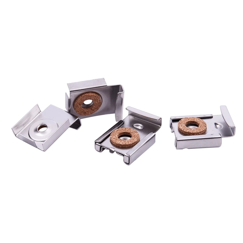 

Spring Loaded Adjustable Wall Hanging Mount Mirror Clip Brackets Set