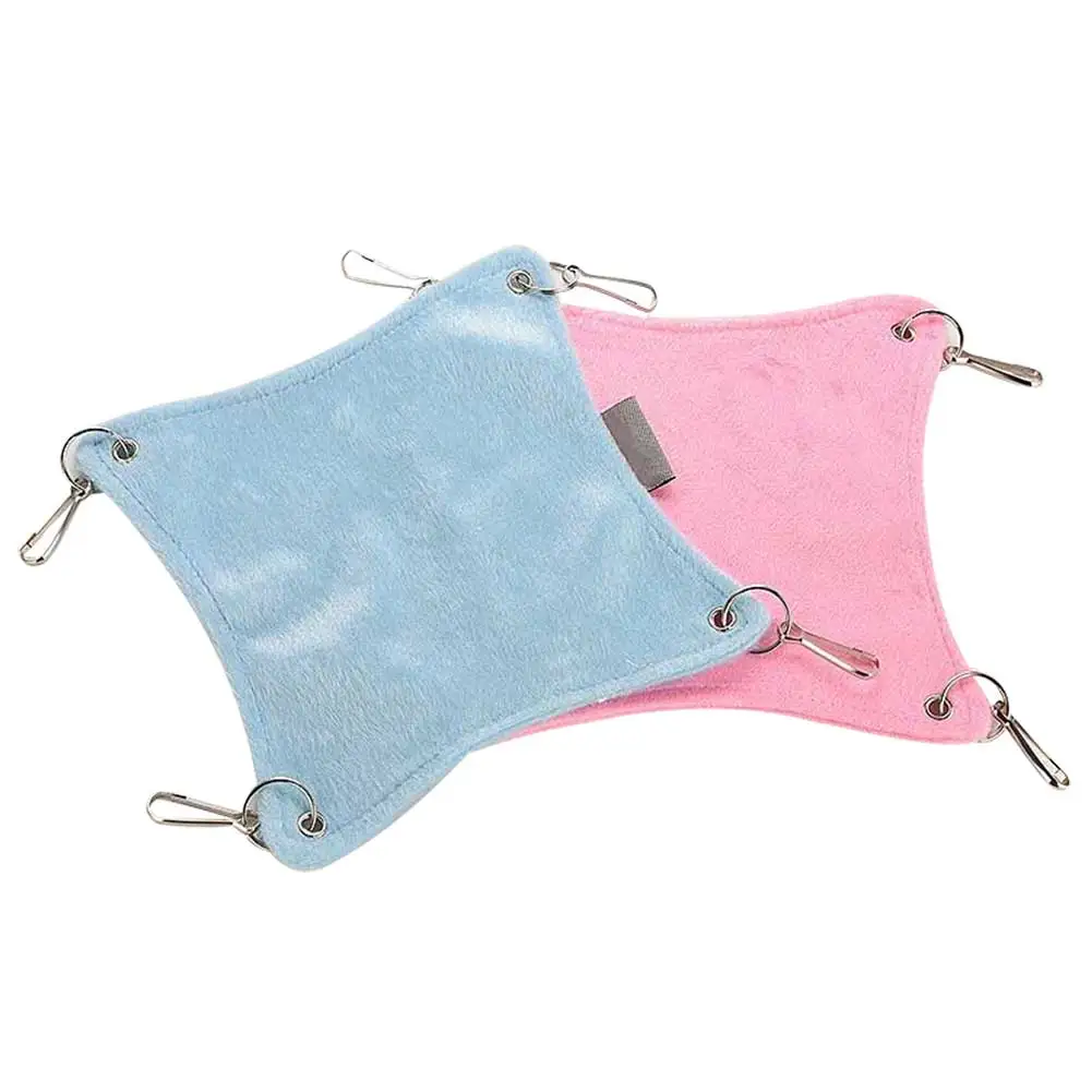 

Warm Plush Cloth Hamster Chinchilla Hammock Guinea Pig Rabbit Hanging Bed Cage Accessories E2S
