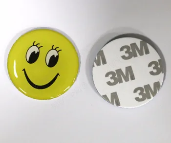 

500pcs Free shipping 13.56mhz mf 1k RFID NFC Epoxy Smart Card with 3M adhesive