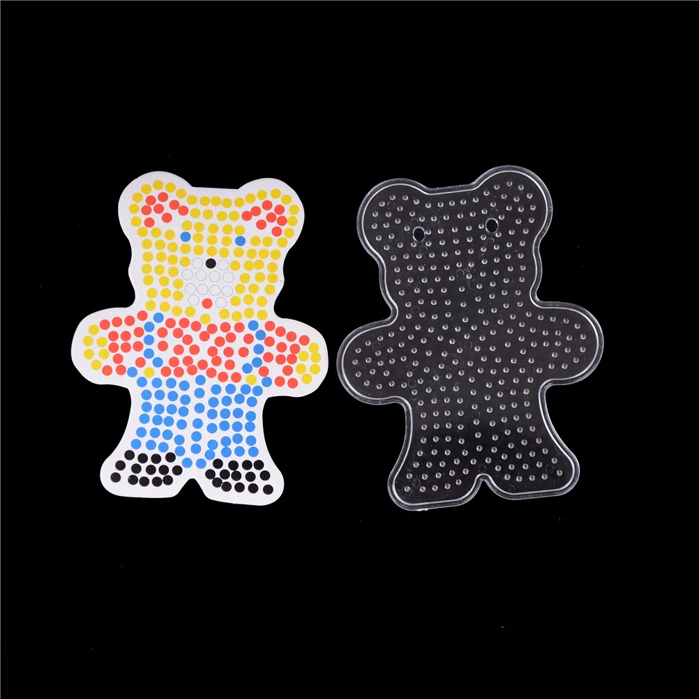 5 шт. мм шаблоны для пазлов Hama Perler Beads наклейки с цветной бумагой сделай сам