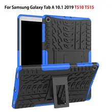 Чехол для Samsung Galaxy Tab A 10,1 T510 T515 SM-T510 покрытия тяжелых 2 в 1 Гибридный усиленный ударостойкий Прочный чехол для планшета Funda