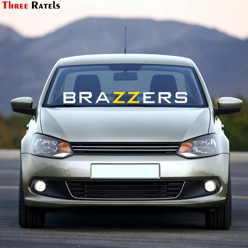 Three Ratels TZ-1099 10*107см 12*129см прикольные виниловые наклейки на авто brazzers большая наклейка на лобовое стекло наклейка для авто