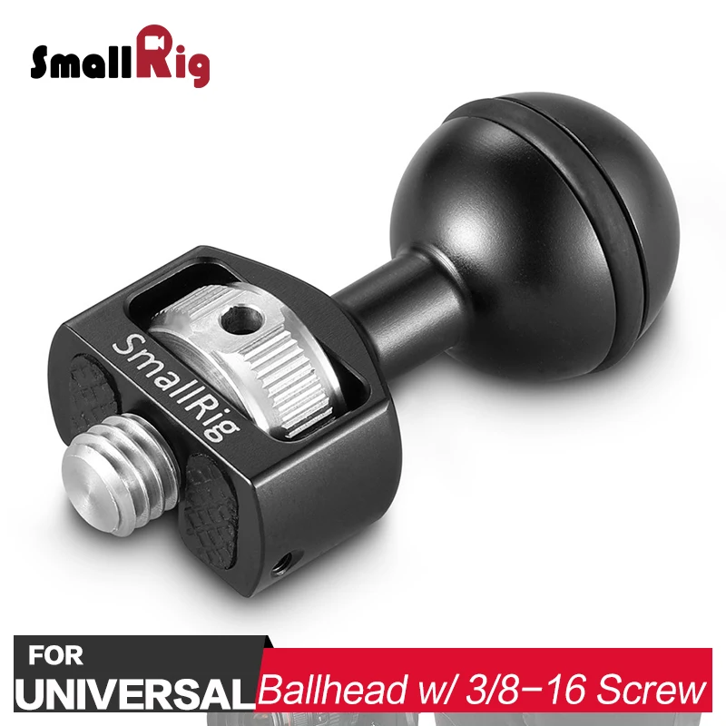 

SmallRig DSLR Camera Rig Ballhead with 3/8-16 Screw for Articulating Magic Arm 2211