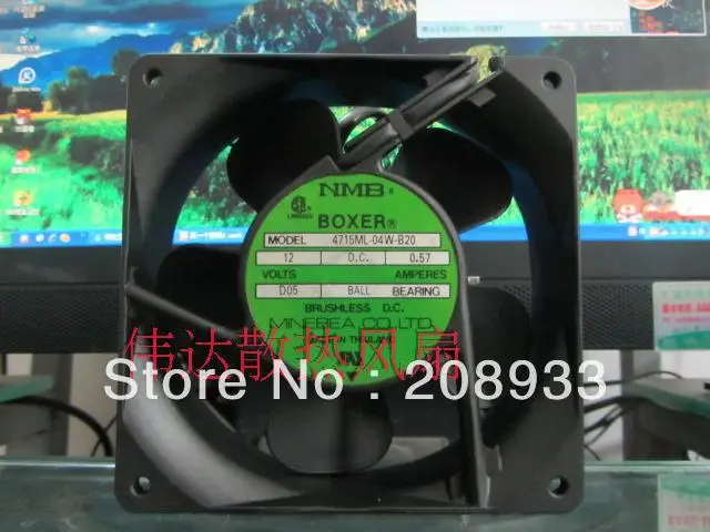 

For NMB 4715ML-04W-B20 12038 DC 12V 0.57A