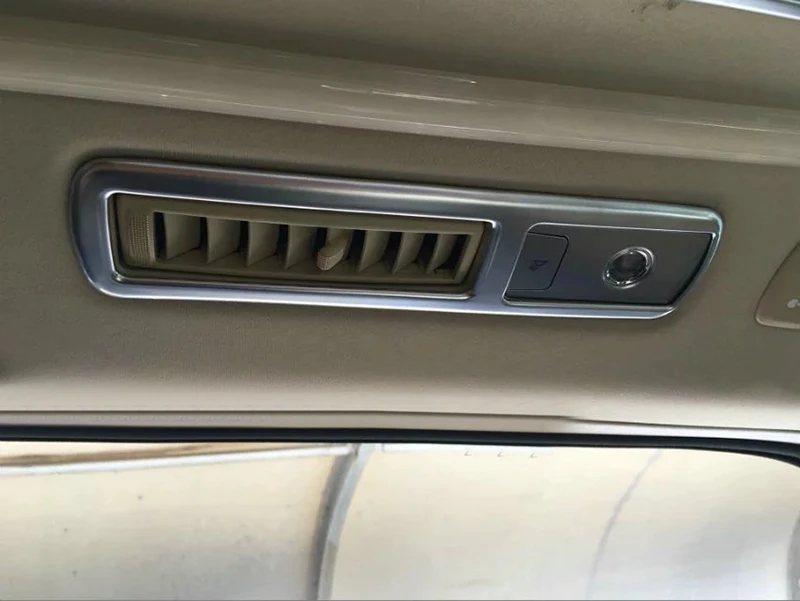 Для Toyota Alphard Vellfire интерьерная крыша задняя воздушная confialer AC Vent Outlet крышка наклейки Декор Плесень планки