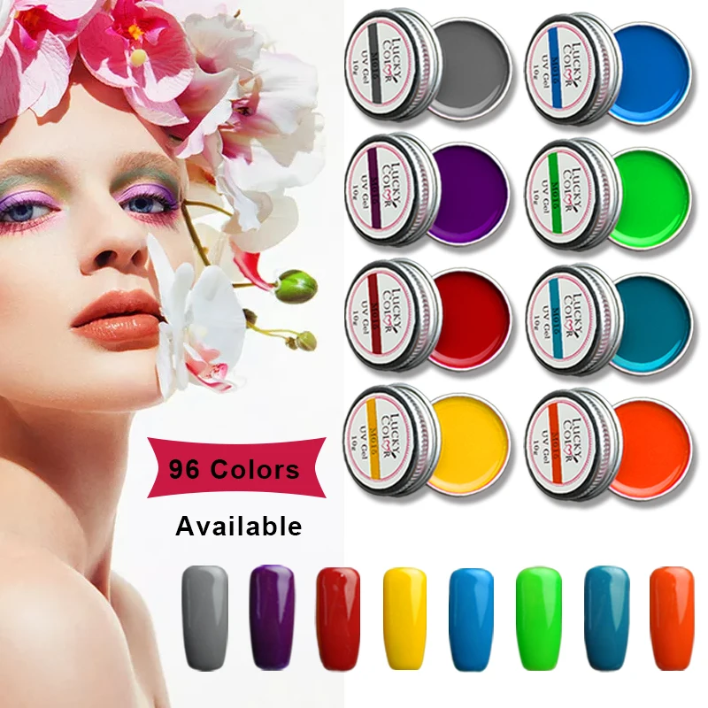 Lucky Color новый продукт Гель лак для УФ лака ногтей долговечный с кистью