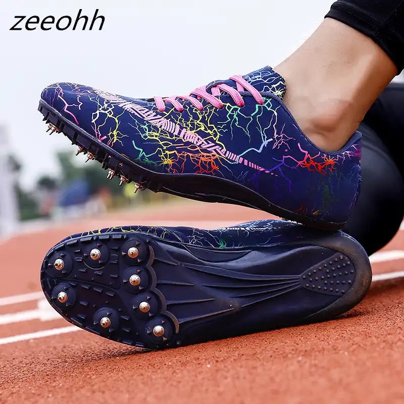 synthetic track running shoes