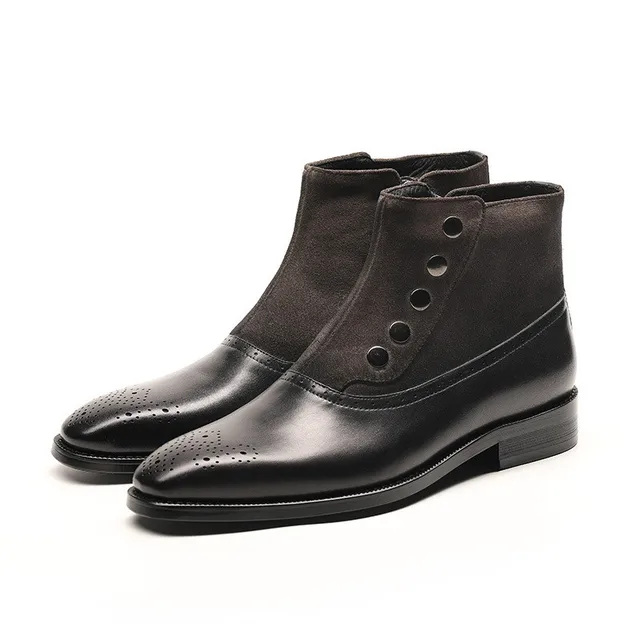Buy Luxury Business Formal Boots Men Genuine Leather