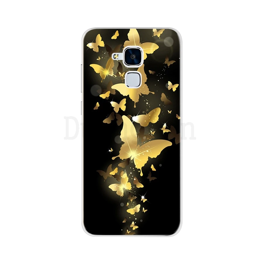 Красивый модный чехол для Huawei Honor 7 Lite силиконовый накладка мягкий из ТПУ с