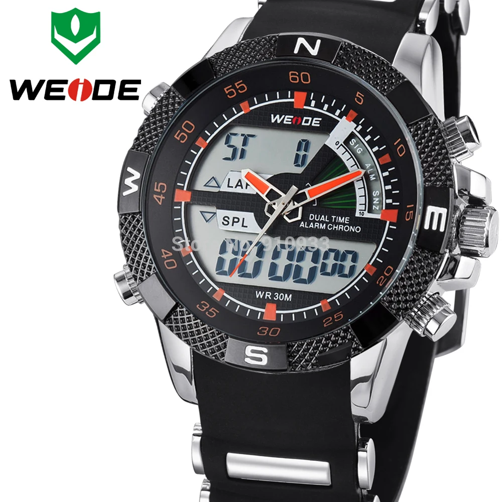 WEIDE Men's Sports Watches Original Popular Brand Date Month Hour