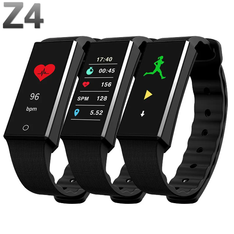 font b 2018 b font New Z4 Fitness Tracker Wristband Heart Rate Monitor Smart Band