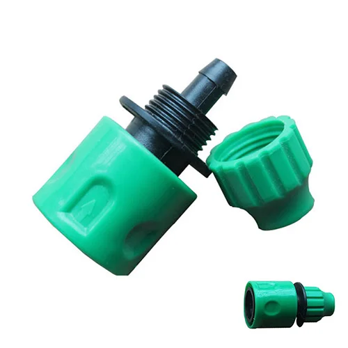 NEW Hot Sale Fast Coupling Adapter Drip Tape For Irrigation Hose Connector With 1/4 "barbed Connector Garden Irrigation Tools