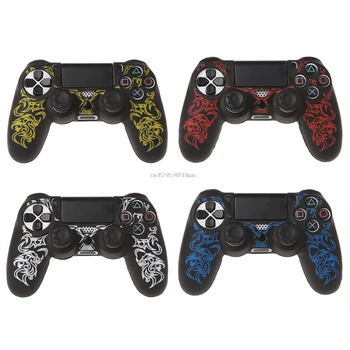 

New Dragon Silicone Gamepad Cover Sleeve Case With 2 Joystick Cap For PS4 Controller