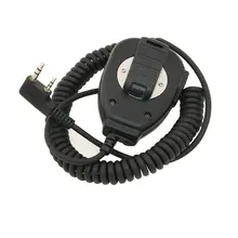 Baofeng Megafono Comunicacion Microfono del Hombro Altavoz Microfono de Mano Radio de Dos Vias Con o sin Luces de Senalizacion