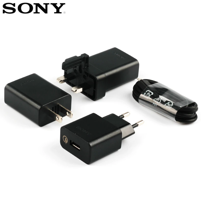 Adapter Fast Charging Charger UCH10 For Sony Xperia XZ Pro X XZ1 Z5 C5 Ultra E5 E6883 X Performance F3113 G8342 XZ1 P USB Cable 65 watt charger