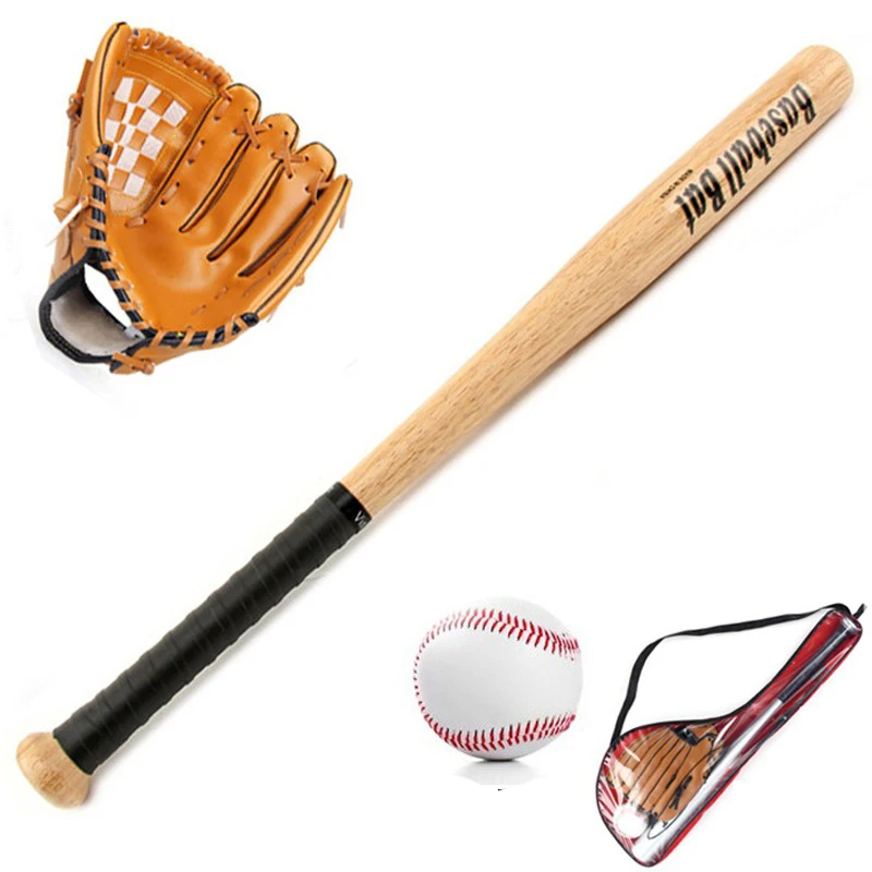 

1 Set Healthy Sport Soft Baseball Bat Glove and Ball Set Baseball Practice Equipment Outdoor Softball Pitcher's Gloves