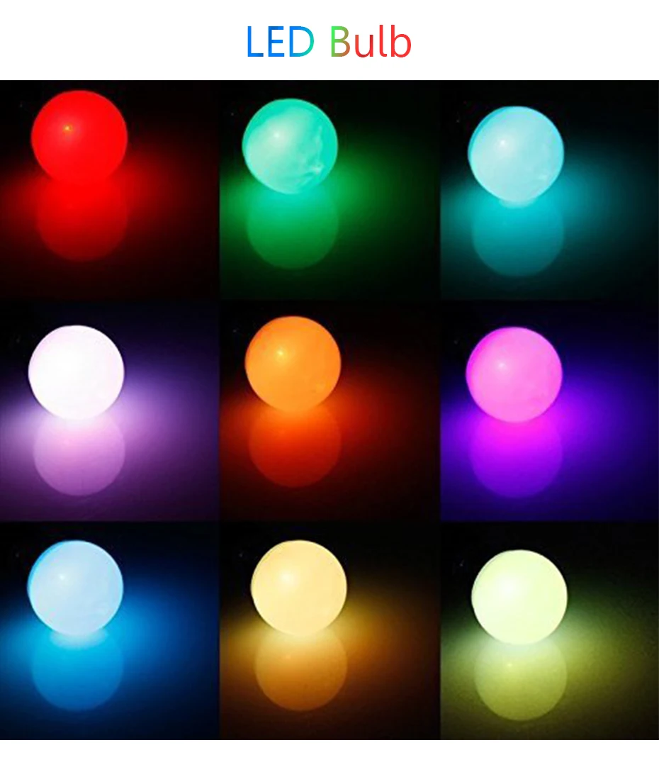 E27 GU10 MR16 RGB светодиодный лампы 3W 16 Цвет сменная лампа светодиодный E27 прожектор+ 24-кнопочный ИК-пульт дистанционного управления AC85-265V праздничное освещение