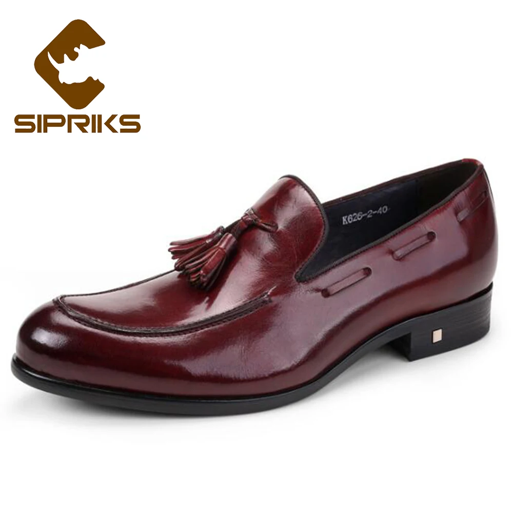 Sipriks Mens Boat Shoes With Tassels 