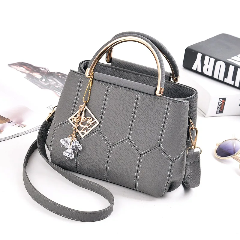 

Casual Versatile Messenger Crossbody NEW 2019 Spring Luxury Women Handbags Designer Brand TPU Leather Shoulder Bags