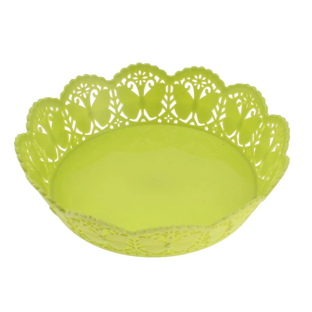 

HOT SALE Plastic Butterfly Pattern Kitchen Vegetable Fruits Plate Basket