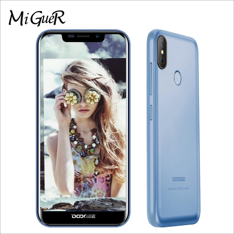 DOOGEE X70 5 дюймов u образный 2.5D 19:9 полный экран мобильный телефон Android 8 1 MTK6580A 2 Гб ram 16