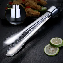 1 шт. Высокое качество 304 нержавеющая сталь барбекю щипцы для гренок закуски термостойкость зажим кухонный инструмент