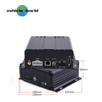 

H.264 School Bus Trailer Truck Taxi Car 4Ch HDD SD Card 1.0MP AHD 720P GPS Mobile DVR