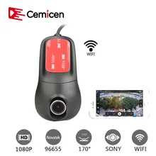 Cemicen Full HD 1080 P Новатэк 96655 IMX 322 Видеорегистраторы для автомобилей WI-FI тире Камера автомобиля Камера регистраторы видео Регистраторы Ночное видение g-сенсор