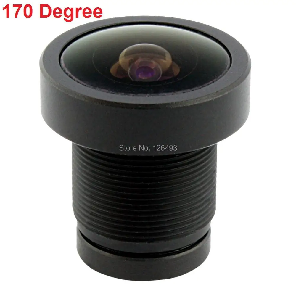 ELP 170 градусов широкоугольный объектив рыбий глаз с M12 креплением для камер видеонаблюдения USB, ip-камер