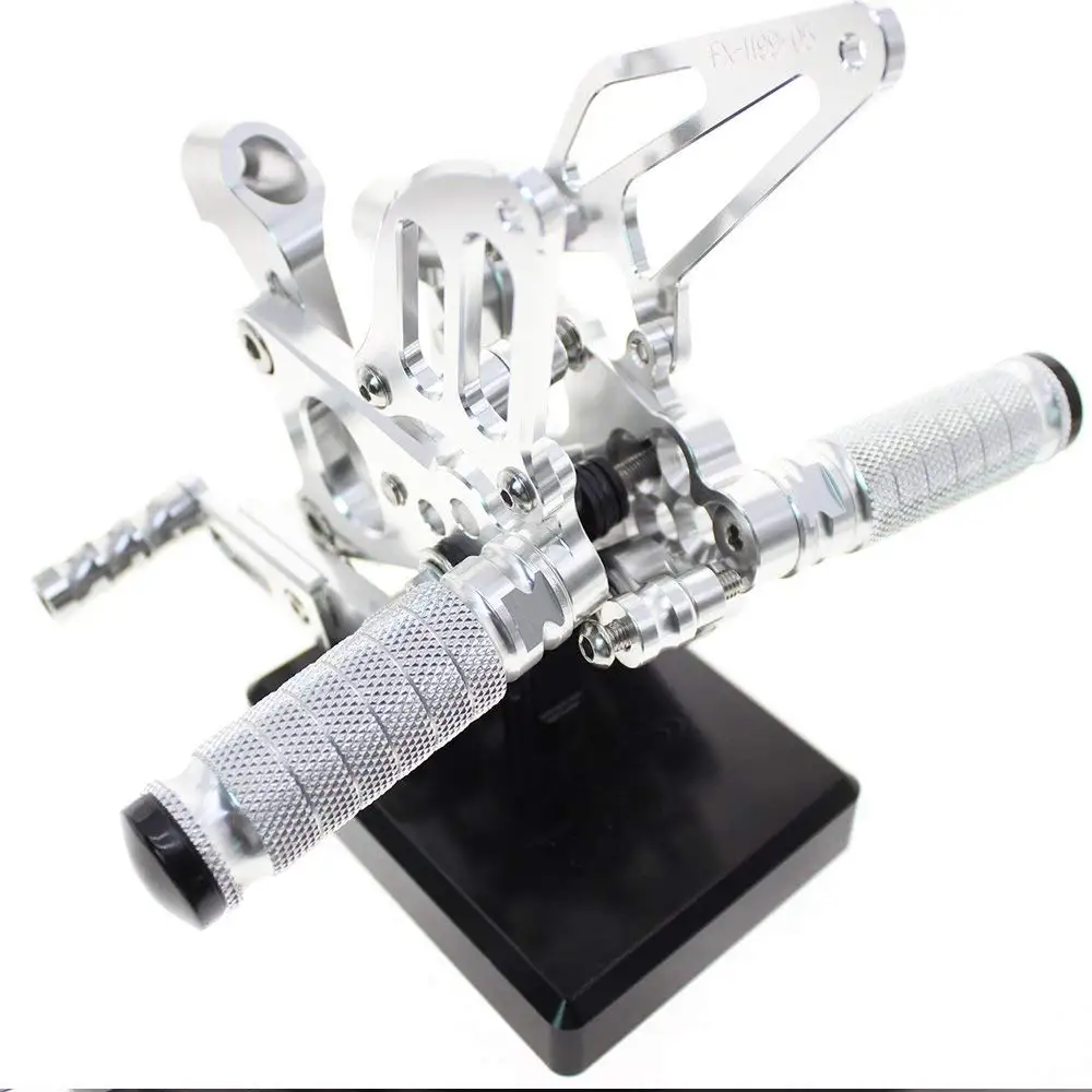 For Ducati 899/1199 Panigale R Superlegger CNC Adjustable Rearset Motorcycle Accessories Foot Rest 899 1199 Foot Pegs Footrests