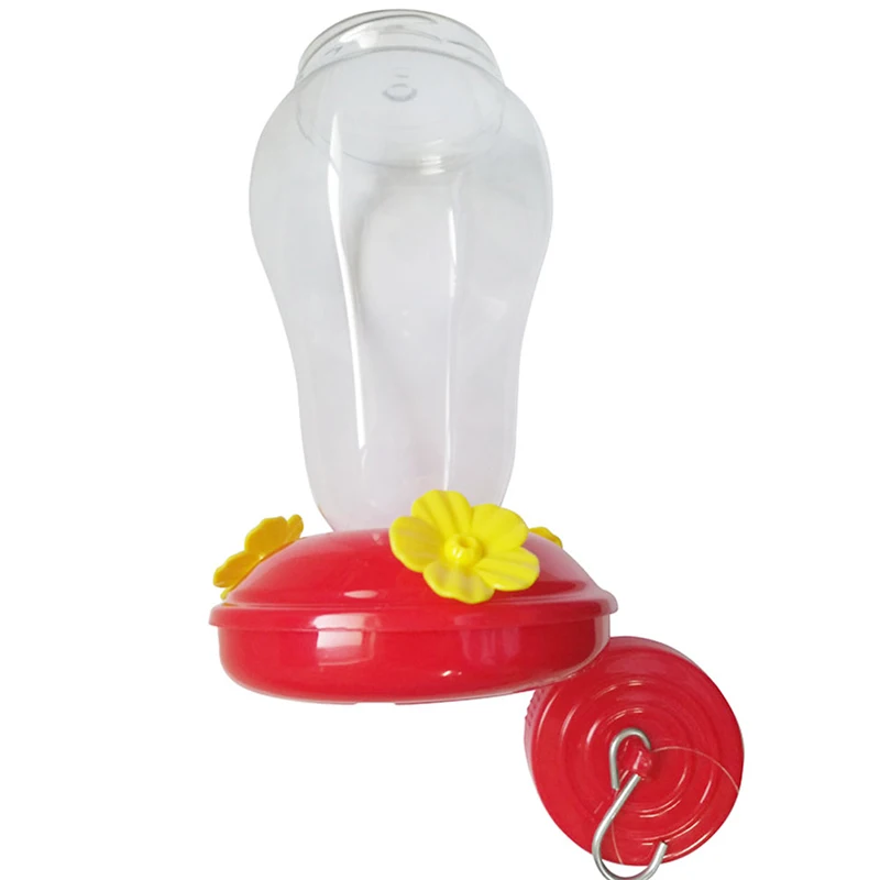 Portable Plastics bird feeder With Hook Home Garden Bird Water Feeder