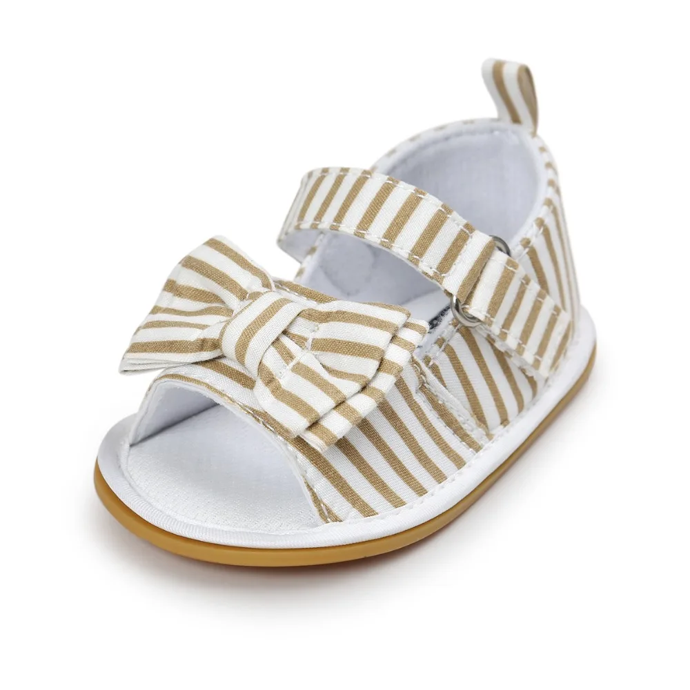 Khaki Baby Sandals Infant Toddler Newborn Crib First Walkers Summer