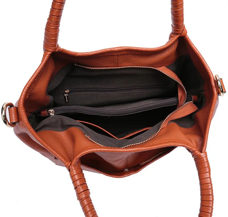 Осень-зима новая кожаная одинарная сумка на плечо из натуральной кожи мужские лоферы удобные ручки сумки из натуральной кожи для женская сумка для покупок большой