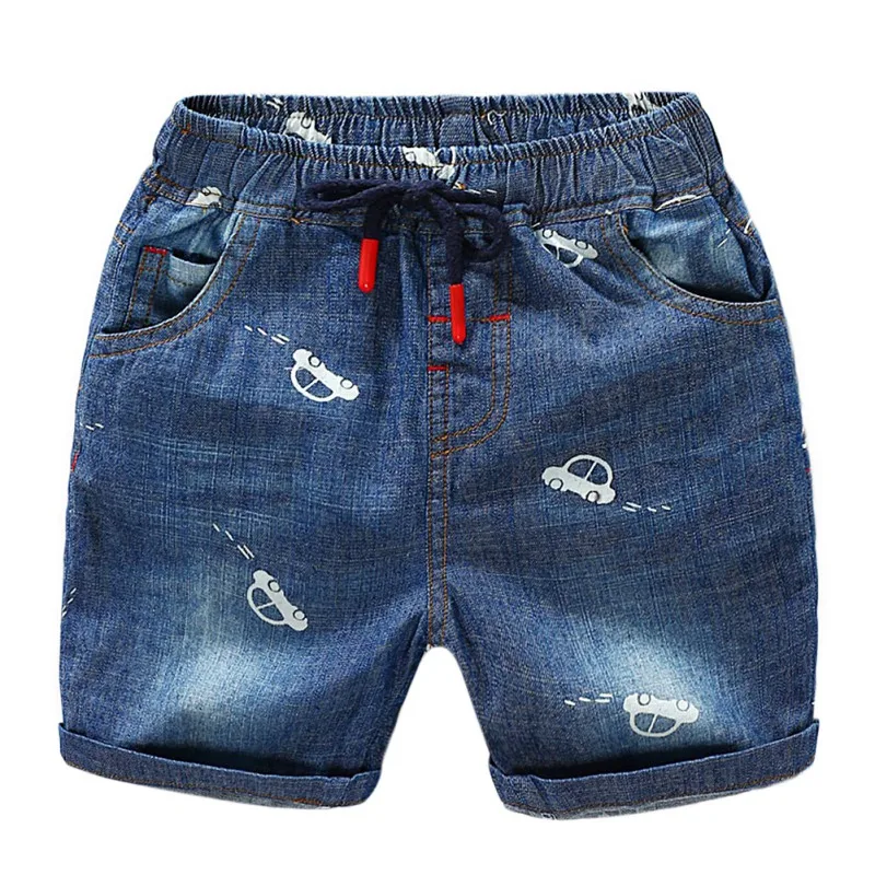 Джинсы для маленьких мальчиков, штаны, одежда, джинсовые шорты комплекты одежды, детская одежда для мальчиков, От 2 до 7 лет, Новая мода