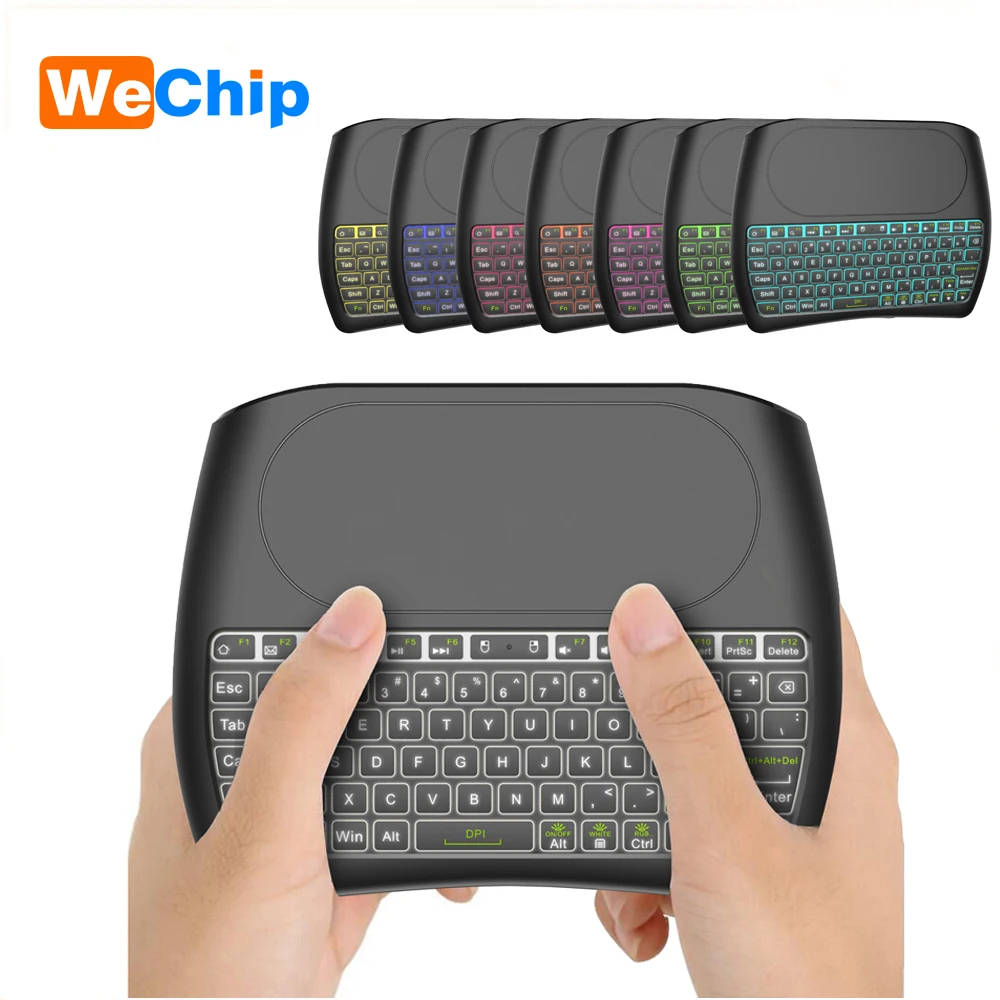 

Mini Keyboard D8 S 2.4G Wireless Air Mouse With 4.1 in Touchpad Backlight Controller For Box/Computer/Smart TV PK I8 Keyboard