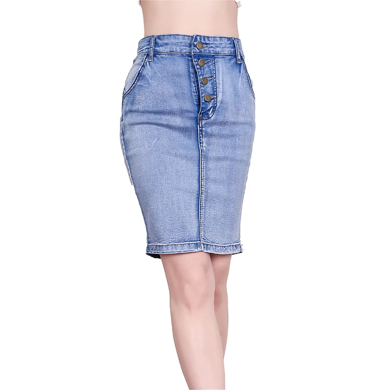 Jeansrok Knielengte Outlet Store, UP TO 60% OFF | www.editorialelpirata.com