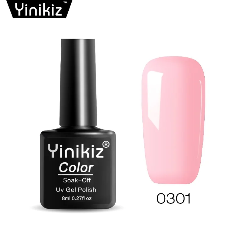 

Yinikiz Pink Series 5 Colors Uv Led Nail Gel Polish Varnish Soak Off Long Lasting Nail Gel Lacquer Nail Beauty