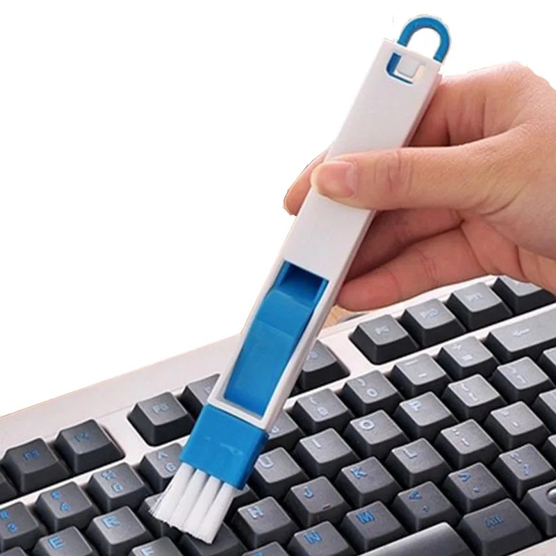

Multifunction Window Duster Cleaning Brush with Detachable Dustpan Keyboard Corner Crannies Remover Shutter Track Cleaner
