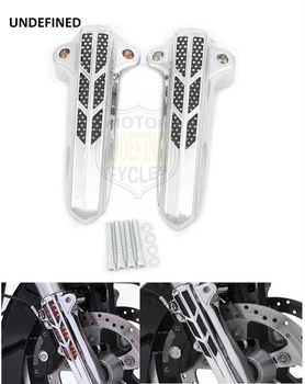 

Motorcycle Parts Front Lower Fork Leg Cover For Harley Road King Electra Glide Street Ultra Limited FLHR FLHX FLHTK 2014-2018