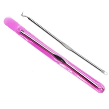 4 шт. инструмент для удаления черных точек для лица из нержавеющей стали, игла для удаления угревой сыпи, экстрактор для удаления пор и прыщей, иглы для удаления угревой сыпи