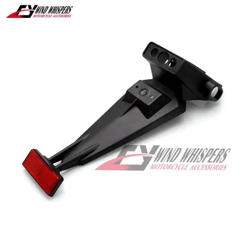 

Motorcycle Rear Fender Splash Guard License Plate Mudguard Holder For Kawasaki Ninja ZX-6R ZX6R 2009-2010 ZX-10R ZX10R 2008-2009