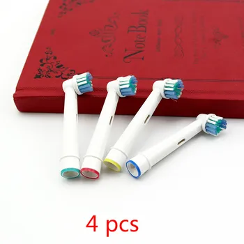 

4pcs Replacement Brush Heads For Oral-B Electric Tooth brush Fit Advance Power/Pro Health/Triumph/3D Excel/Vitality Precision Cl