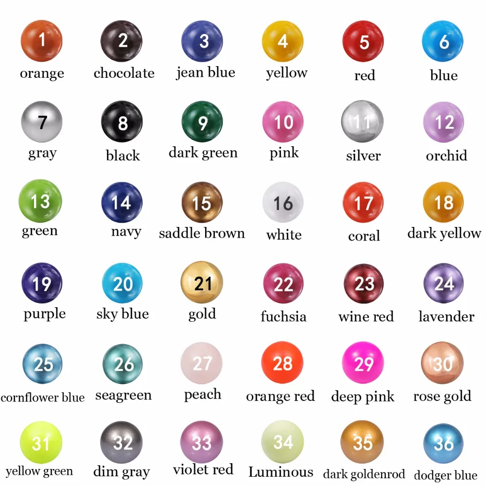 color ball name