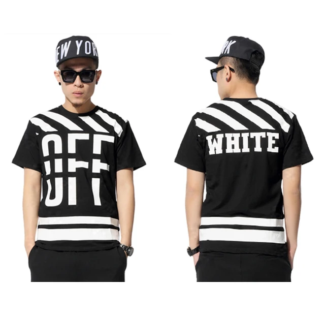 2015 Designer Clothes Brand Hip Hop t Shirt Kanye Off White Virgil ...