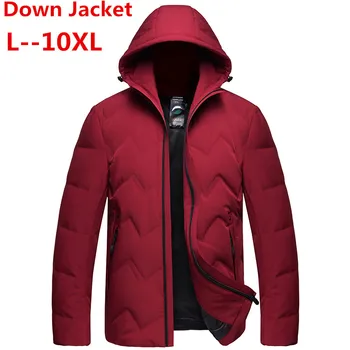 

Big 10XL 8XL 6XL 2018 High Quality 90% White Duck Thick Down Jacket men coat Snow parkas male Warm winter Down Jacket Outerwear