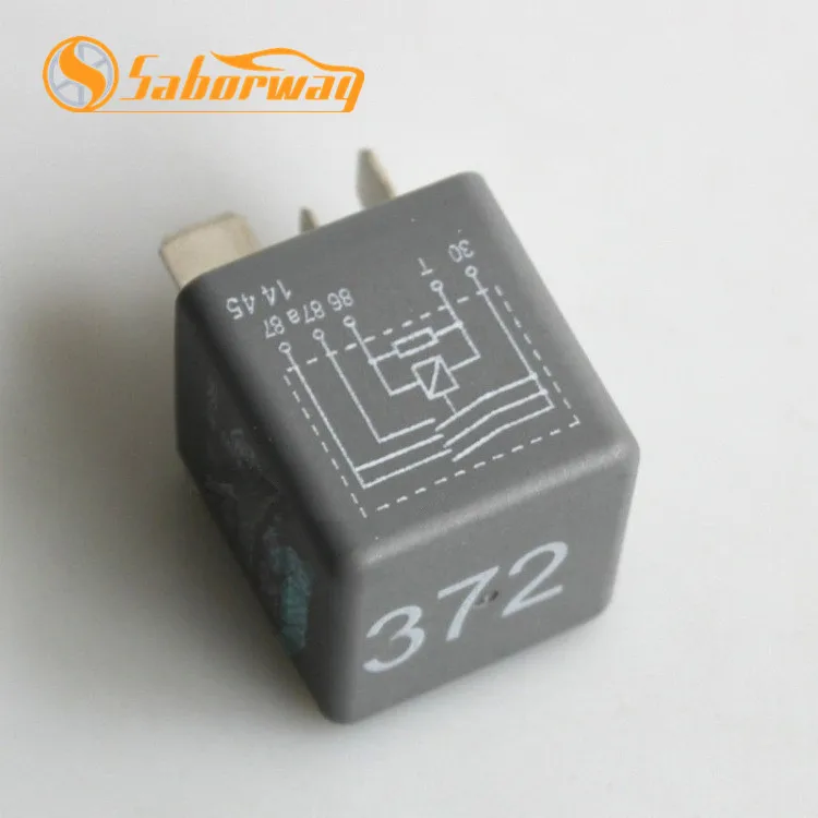 Saborway No 372 5 Pin Fuel Pump Relay For A100 A4 Quattro A6 A8 S4 S6