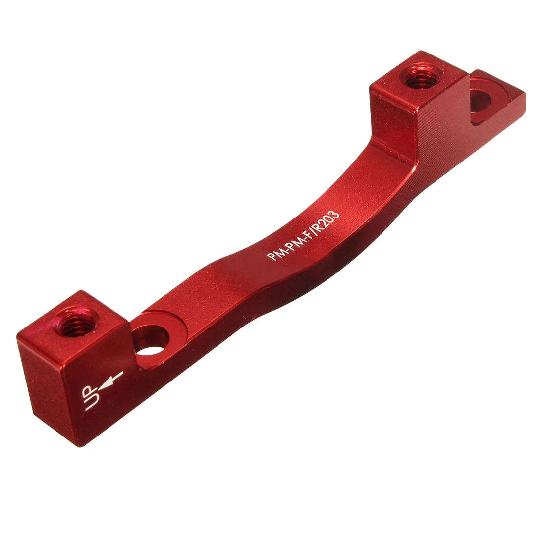 Bici disco freno montaje soporte adaptador publicar componentes 203mm 8 ''cnccolor: rojo