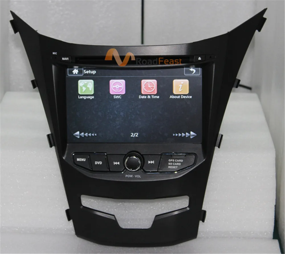 car DVD for Ssangyong Korando 2014 2015 6